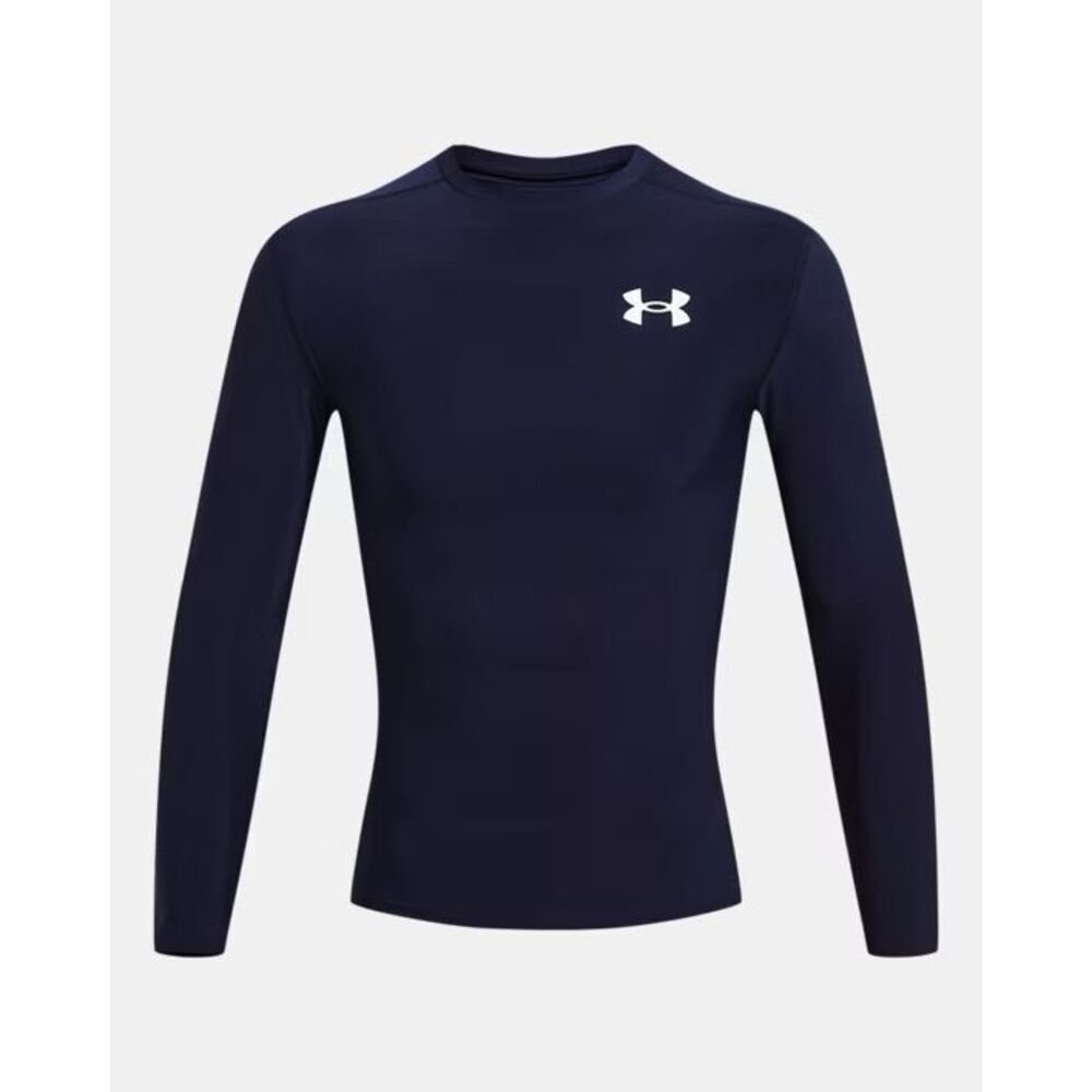 Under Armour Men's Long Sleeve Compression Shirt - Slim Fit Navy